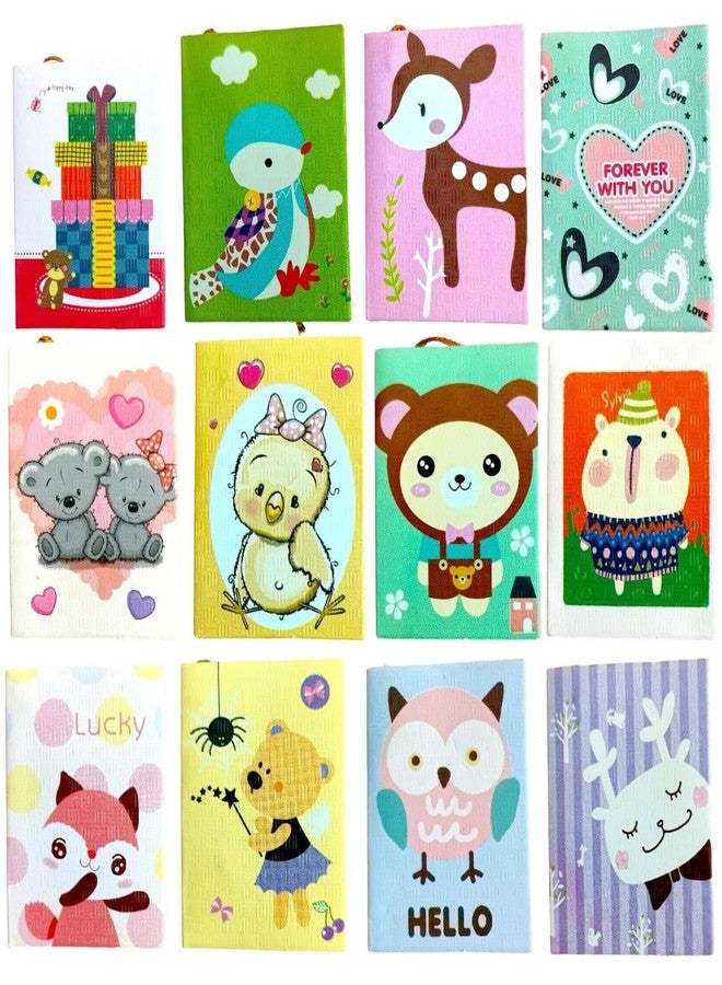 Tera13 TERA 13 Party Invitation Card, Birthday Cards, Greeting Note Cards, Thank You Notecards, Greeting Cards, Notecards For All Occasions, Animal Printed Gift Tag Bookmarks Tags (Animal Print 24 pcs) - Image 1